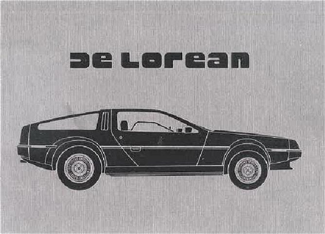 1981 DeLorean Prestige Original Sales Catalog