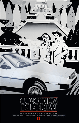 Concours DeLorean poster | DeLoreanDirectory.com