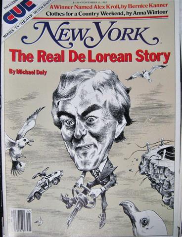 New York Magazine – John De Lorean…The Real Story – 1982