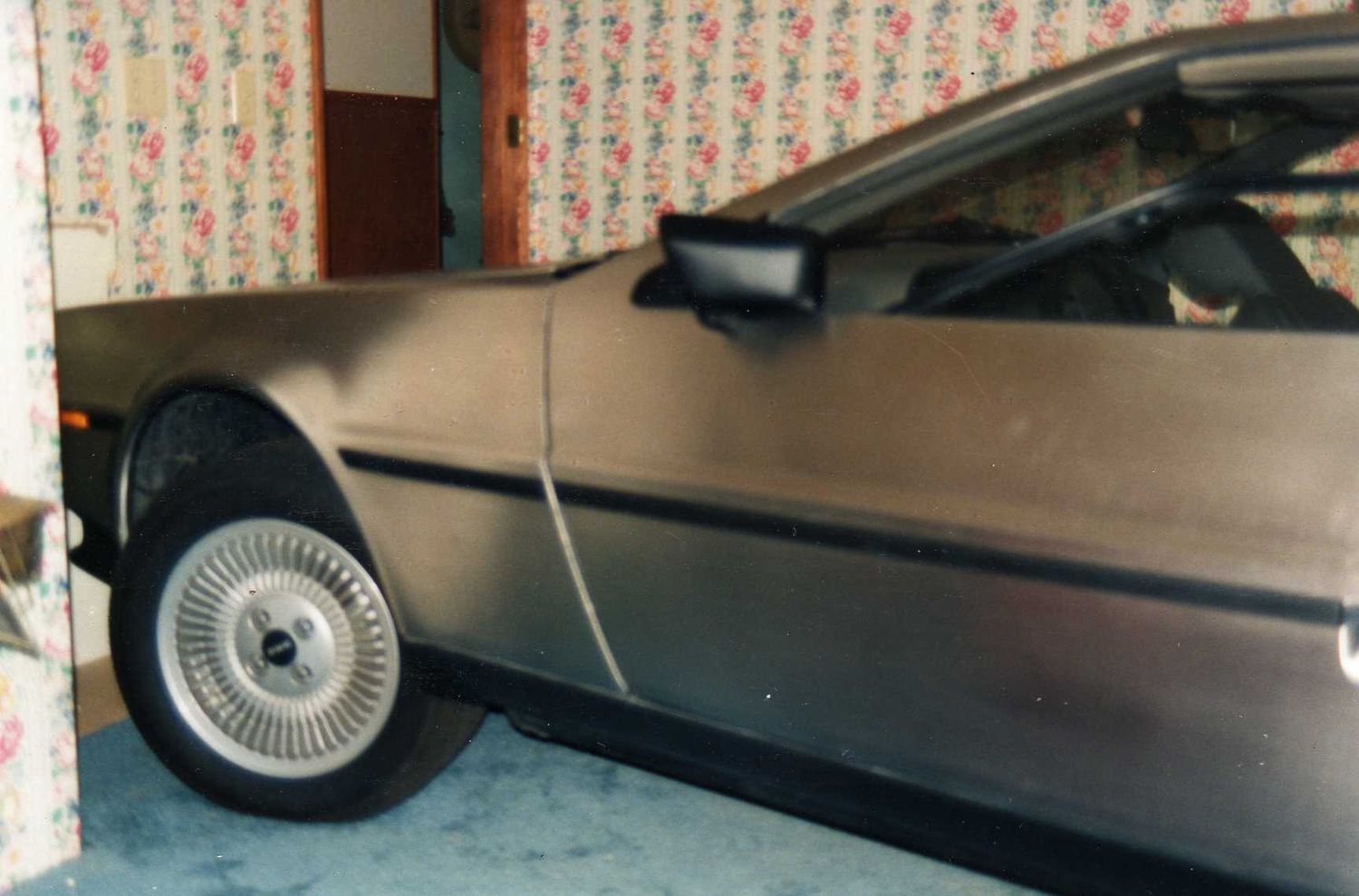 The DeLorean in the bedroom | DeLoreanDirectory.com