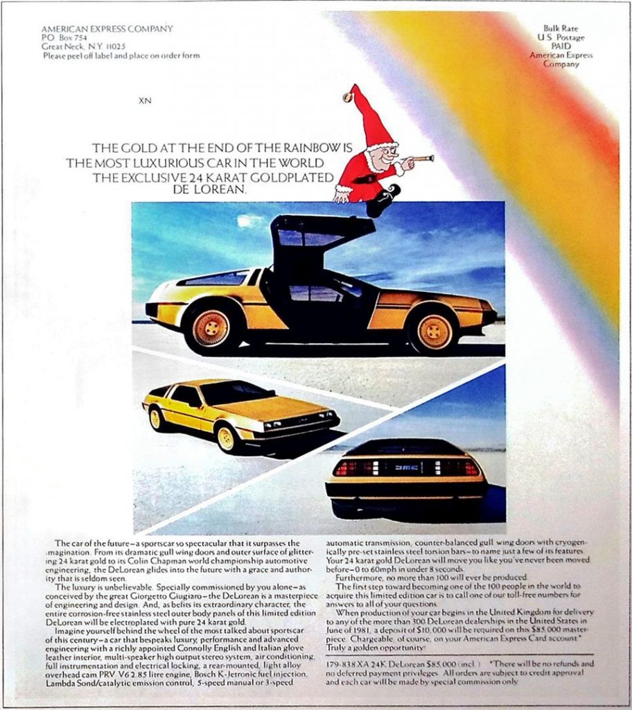 American Express 1981 Christmas catalog | DeLoreanDirectory.com American Express 1981 Christmas catalog | DeLoreanDirectory.com