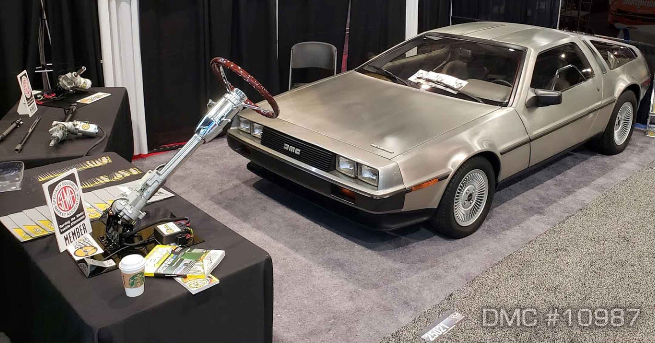 DMC 10987 at SEMA | DeLoreanDirectory.com