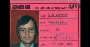Nick Sutton's DMCL ID | DeLoreanDirectory.com