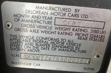 SCEDT26TXBD003916 | DeLoreanDirectory.com