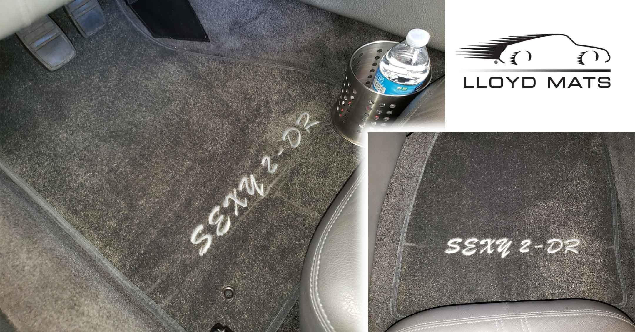 SEXY 2-DR Floormats | DeLoreanDirectory.com